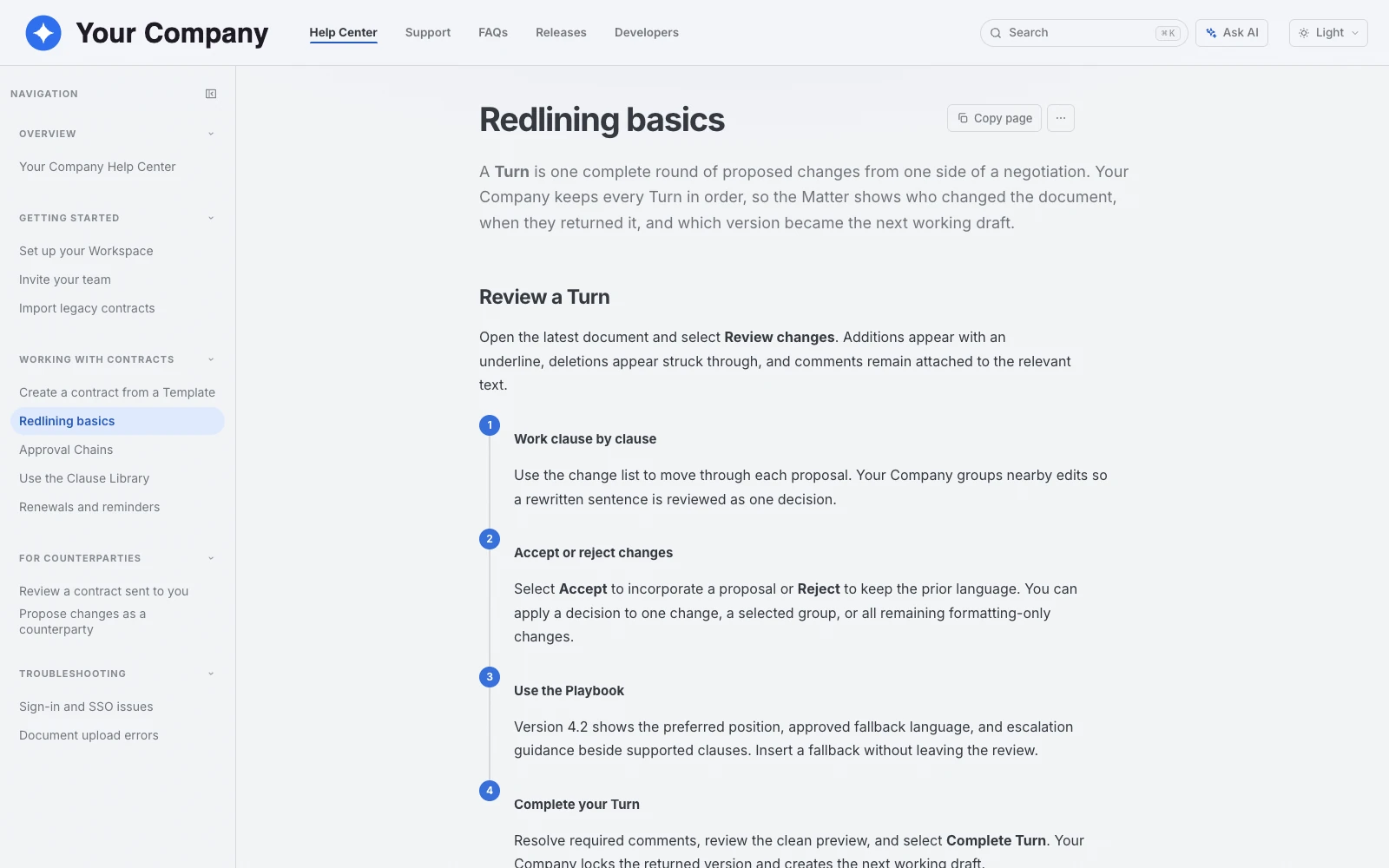 A complete documentation site for Your Company